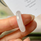SOLD OUT: 17mm A-Grade Natural Lilac Jadeite Ring Band No.162261
