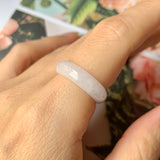 SOLD OUT: 16mm A-Grade Natural Lilac Jadeite Ring Band No.162259