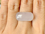 SOLD OUT: 11.20cts Icy A-Grade Natural Lilac Jadeite Fancy Shape (Saddle Top) No.130344