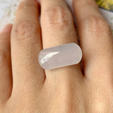 SOLD OUT: 11.20cts Icy A-Grade Natural Lilac Jadeite Fancy Shape (Saddle Top) No.130344