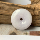 A-Grade Natural Light Lavender Jadeite Donut No.171747