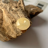 A-Grade Natural Yellow Jadeite Donut Pendant No.171754