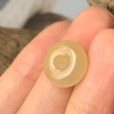 A-Grade Natural Yellow Jadeite Donut Pendant No.171754