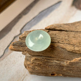 SOLD OUT: Icy A-Grade Natural Light Green Jadeite Donut Pendant No.171755