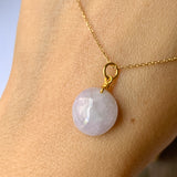 SOLD OUT: A-Grade Lavender Jadeite Bespoke Cabochon Pendant No.600140