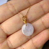SOLD OUT: A-Grade Lavender Jadeite Bespoke Cabochon Pendant No.600140