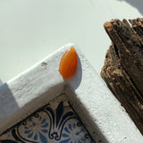 A-Grade Type A Natural Red Jadeite Jade Pear (Droplet) Piece No.130061