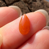 A-Grade Type A Natural Red Jadeite Jade Pear (Droplet) Piece No.130061