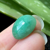 9.80ct A-Grade Type A Natural Green Jadeite Jade Oval Cabochon Piece No.130065
