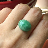 9.80ct A-Grade Type A Natural Green Jadeite Jade Oval Cabochon Piece No.130065