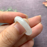 19.2mm A-Grade Natural Jadeite Bespoke Joseon Ring (Sakura Flower) No.162269