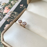 SOLD OUT: A-Grade Natural Lilac Jadeite MINI.malist Earring No.180578