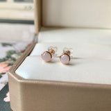 SOLD OUT: A-Grade Natural Lilac Jadeite MINI.malist Earring No.180578