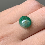 3.60ct A-Grade Natural Green Jadeite Oval Cabochon No.220446