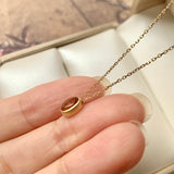 SOLD OUT: A-Grade Natural Cognac Jadeite MINI.malist Pendant No.171912