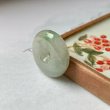 SOLD OUT: A-Grade Natural Jadeite Donut Pendant No.220566