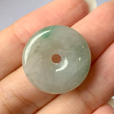 SOLD OUT: A-Grade Natural Jadeite Donut Pendant No.220566
