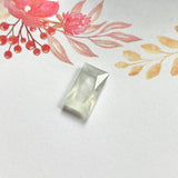 1.9ct Icy A-Grade Natural Jadeite Rectangle Radiant Cut No.130223