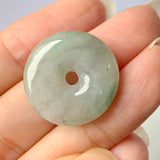 SOLD OUT: A-Grade Natural Jadeite Donut Pendant No.220566