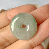 SOLD OUT: A-Grade Natural Jadeite Donut Pendant No.220566
