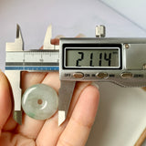 SOLD OUT: A-Grade Natural Jadeite Donut Pendant No.220566