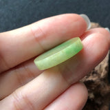 A-Grade Natural Yellow Green Jadeite Circle Pendant No.170571
