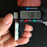 A-Grade Type A Natural Light Green Jadeite Jade Bird/Peach Pendant No.170576