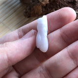 A-Grade Natural Lavender Jadeite Bee Pendant No.170570