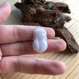 A-Grade Natural Lavender Jadeite Bee Pendant No.170570