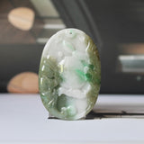 A-Grade Natural Multi-Colour Jadeite Rabbit Pendant No.171089