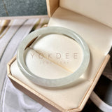 49.7mm A-Grade Natural Jadeite Traditional Round Bangle No.151973