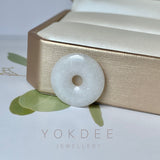 SOLD OUT: A-Grade Natural Lilac Jadeite Donut Pendant No.171867