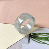 SOLD OUT: 20.5mm A-Grade Natural Multi-Colour Jadeite Ring Band No.162311