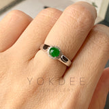 15mm A-Grade Natural Imperial Green Jadeite Bespoke Ring Band No.161434